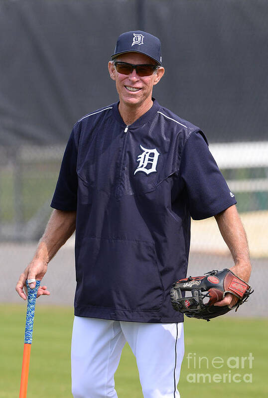 Three Quarter Length Poster featuring the photograph Alan Trammell by Mark Cunningham