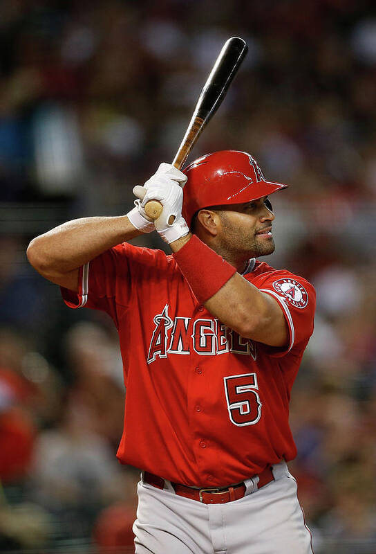 People Poster featuring the photograph Albert Pujols by Christian Petersen