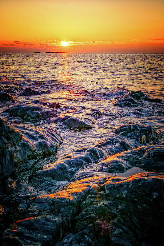 New Hampshire Poster featuring the photograph All That Glitters by Jeff Sinon