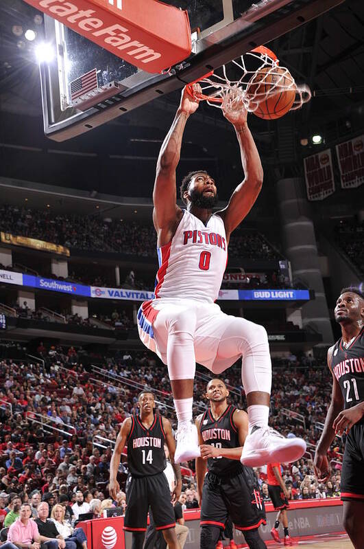 Andre Drummond Poster featuring the photograph Andre Drummond by Bill Baptist
