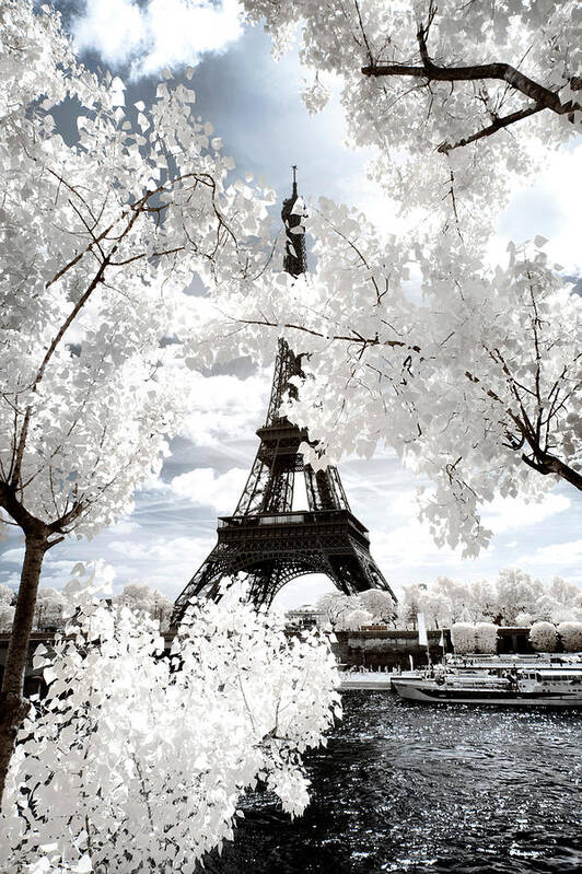 Paris Poster featuring the photograph Another Look - Eiffel by Philippe HUGONNARD