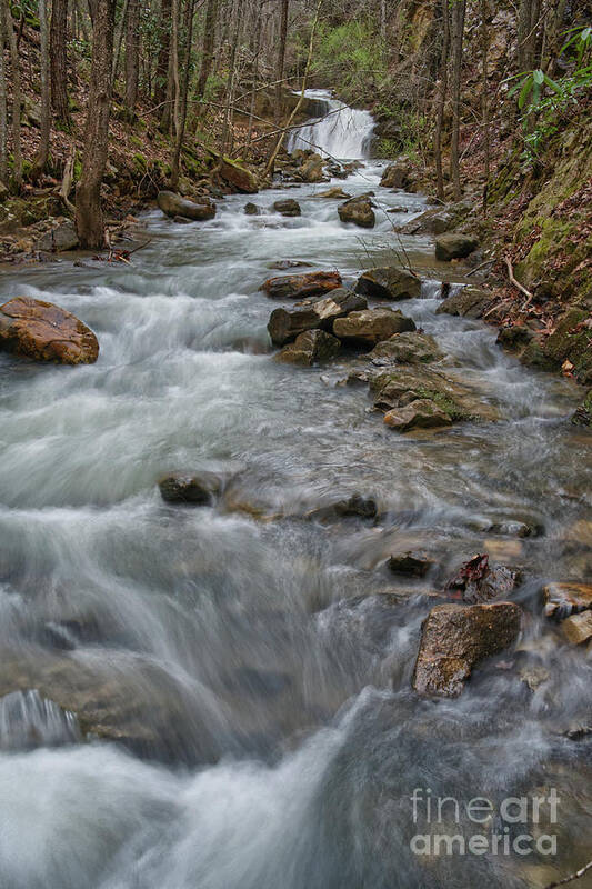 Triple Falls Poster featuring the photograph Another Waterfall On Bruce Creek 4 by Phil Perkins