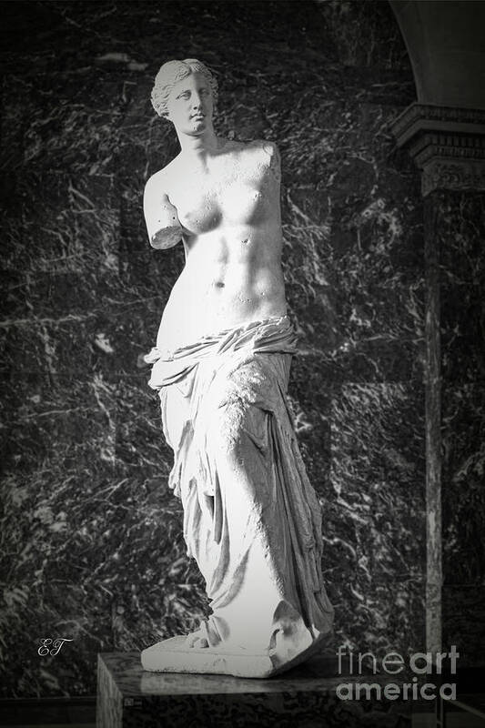 Aphrodite Poster featuring the photograph Aphrodite aka Venus de Milo by Elaine Teague