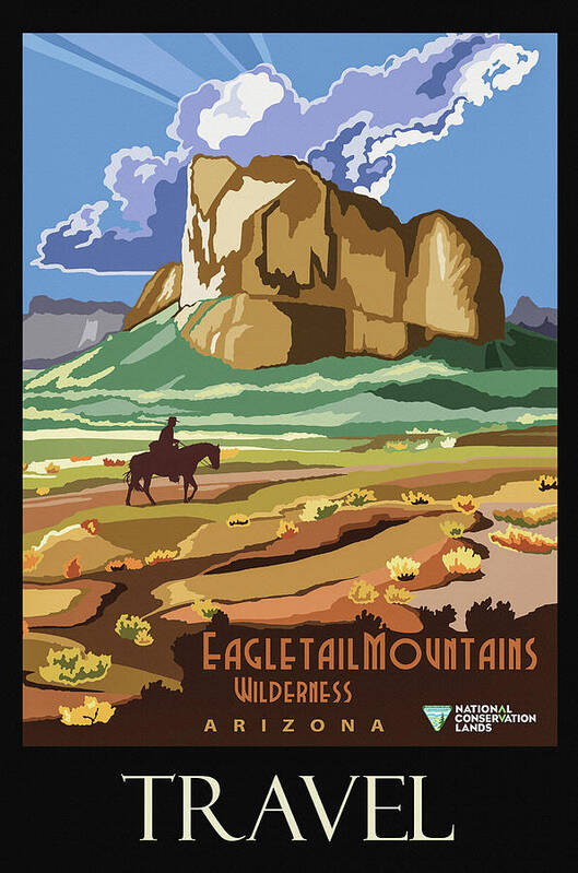 Arizona Poster featuring the photograph Arizona Retro Vintage Travel Poster by Carol Japp