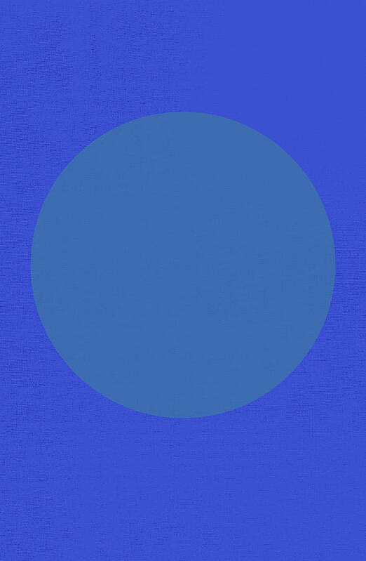 Minimal Poster featuring the photograph Blue on Blue by Eena Bo
