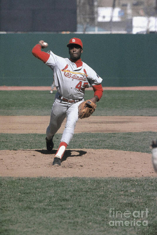 St. Louis Cardinals Poster featuring the photograph Bob Hall by Louis Requena