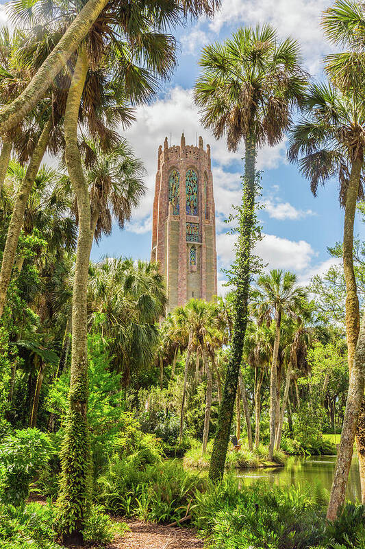 Florida Poster featuring the photograph Bok Tower Florida by W Chris Fooshee