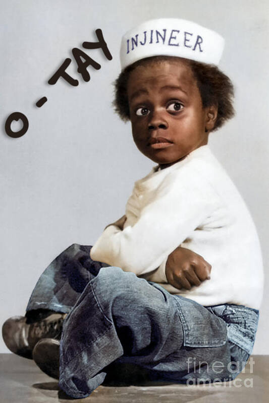 Buckwheat Poster featuring the photograph Buckwheat Injinier O Tay by Franchi Torres