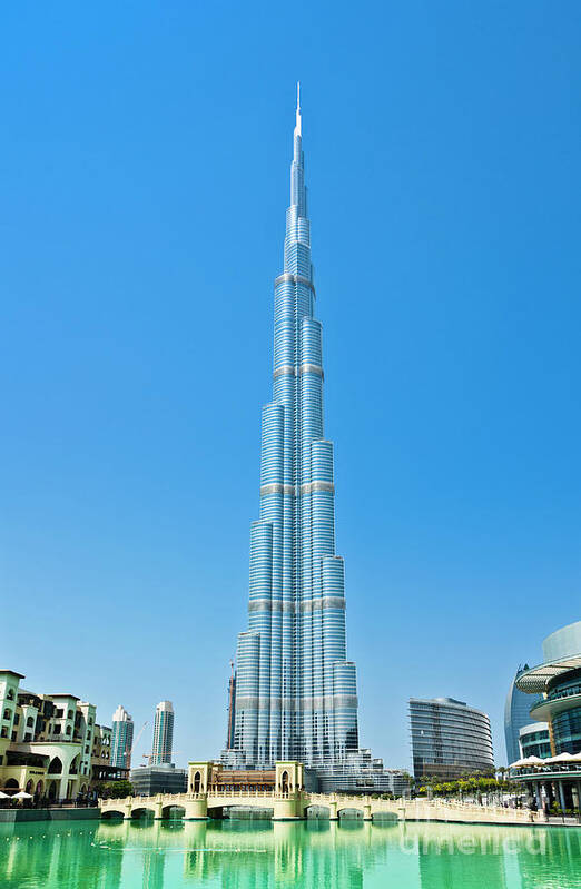 Dubai Poster featuring the photograph Burj Khalifa, Dubai, United Arab Emirates by Neale And Judith Clark
