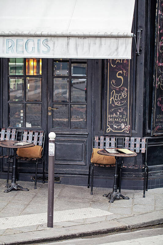 Ile Saint-louis Poster featuring the photograph Cafe on Ile St. Louis by Melanie Alexandra Price