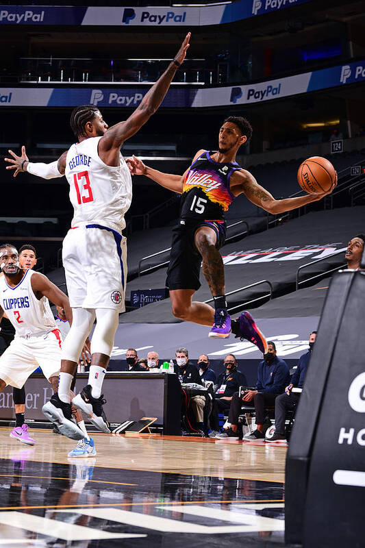 Cameron Payne Poster featuring the photograph Cameron Payne by Michael Gonzales