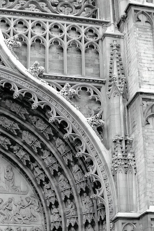 Cathedral Poster featuring the photograph Cathedral of Our Lady, Antwerp by Jerry Griffin