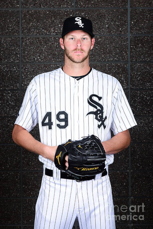 Media Day Poster featuring the photograph Chris Sale by Jennifer Stewart