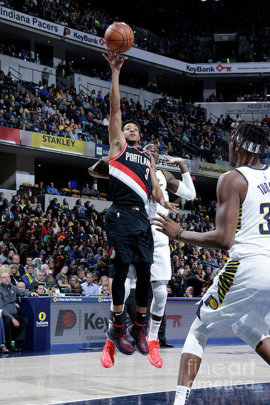 Cj Mccollum Poster featuring the photograph C.j. Mccollum by Ron Hoskins