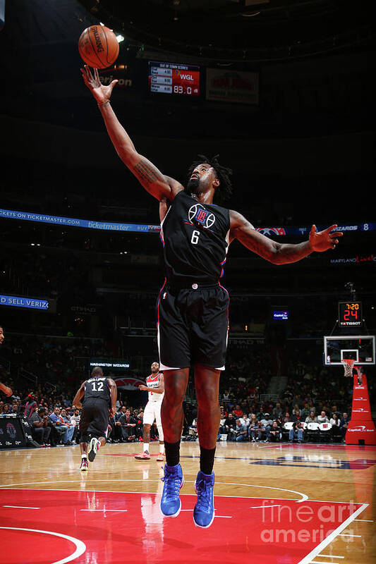 Deandre Jordan Poster featuring the photograph Deandre Jordan by Ned Dishman