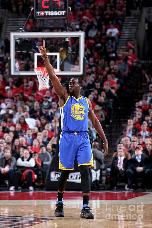 Draymond Green Poster featuring the photograph Draymond Green by Sam Forencich