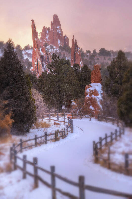 Garden Of The Gods Poster featuring the photograph Dreams in the Garden by Darren White