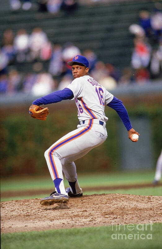 Dwight Gooden Poster featuring the photograph Dwight Gooden by Ron Vesely