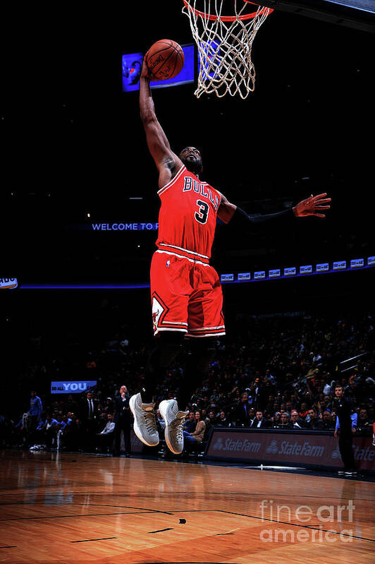 Dwyane Wade Poster featuring the photograph Dwyane Wade by Bart Young