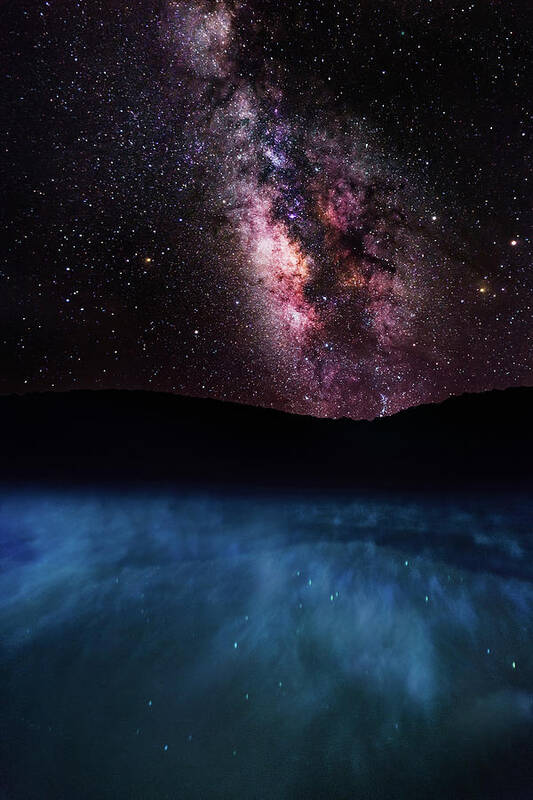 Milky Poster featuring the photograph Edge of the Universe by Amanda Jones