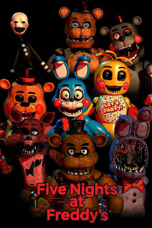 Five Nights At Freddys Poster by Kamelia Rose - Pixels Merch