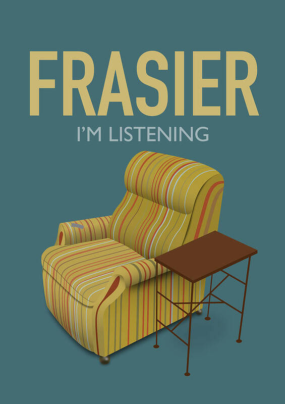 Frasier Poster featuring the digital art Frasier - Alternative Movie Poster by Movie Poster Boy