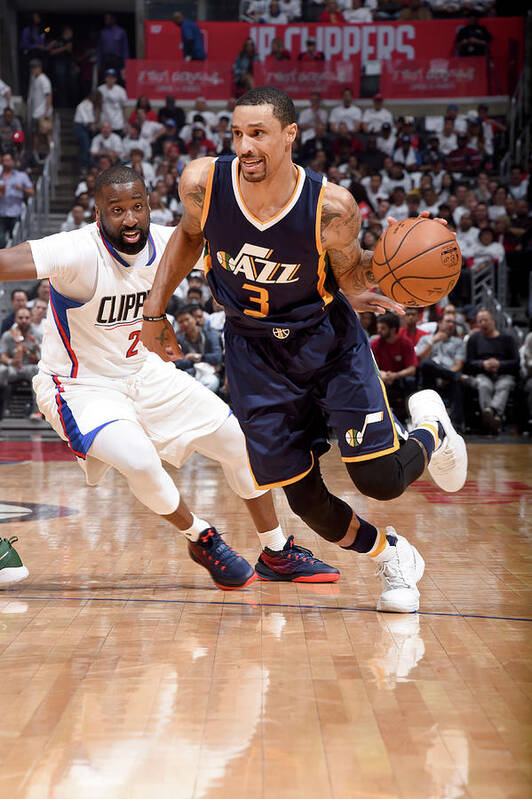 George Hill Poster featuring the photograph George Hill by Andrew D. Bernstein