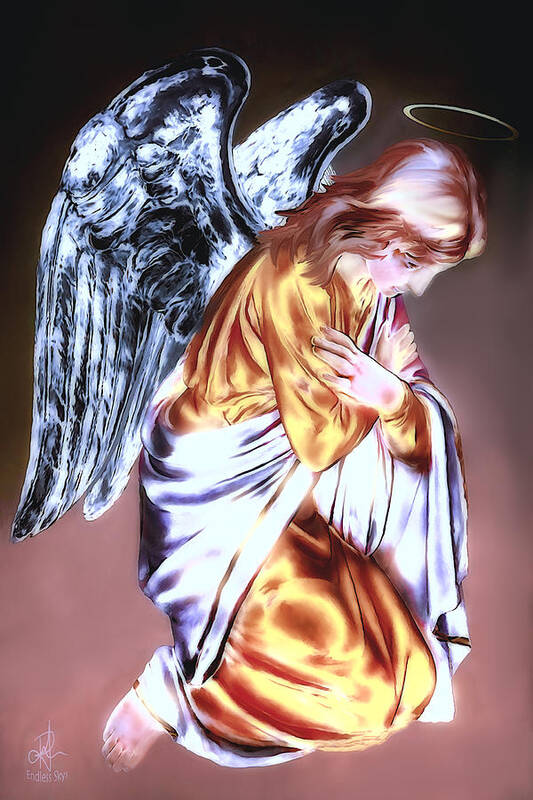 Angels Poster featuring the photograph Guardian Angel by Pennie McCracken