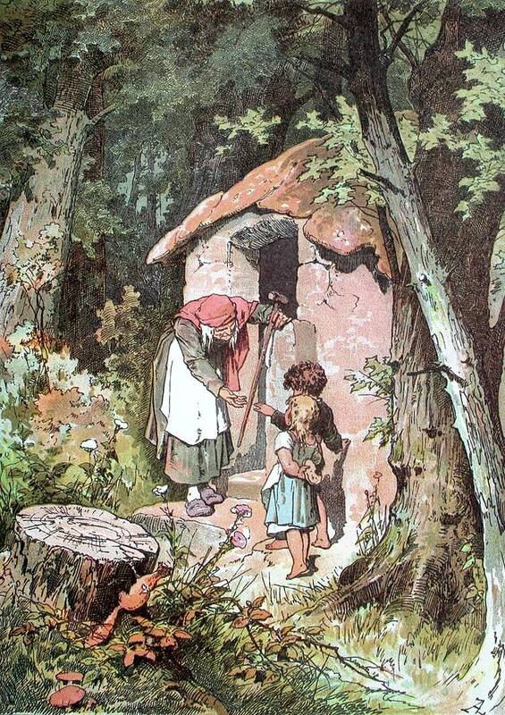Hansel And Gretel Poster featuring the painting Hansel and Gretel by Reynold Jay