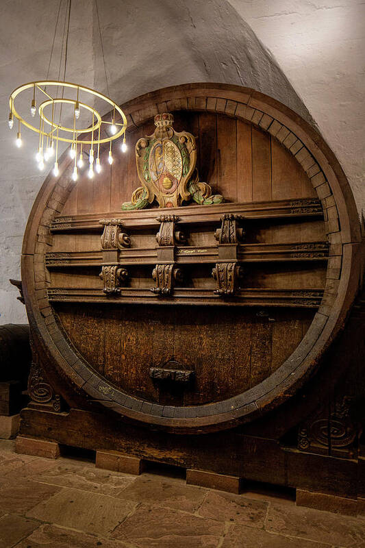 Germany Poster featuring the photograph Heidelberg Wine Barrel by Deborah Penland