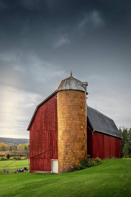 Barns Poster featuring the photograph Heinrich Road Barn 4330 by Guy Whiteley