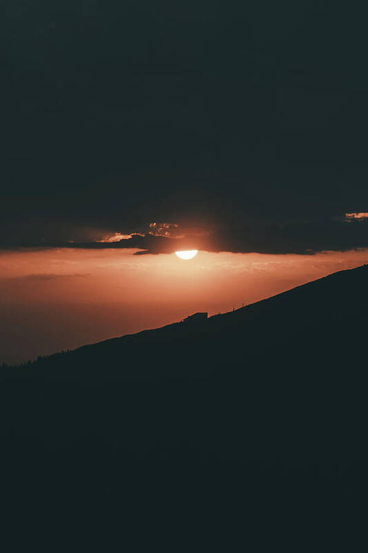 Mountain Poster featuring the photograph Hidden Sunset 3 by Constantin Seuss