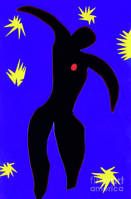 Icarus Poster featuring the painting Icarus by Henri Matisse 1944 by Henri Matisse