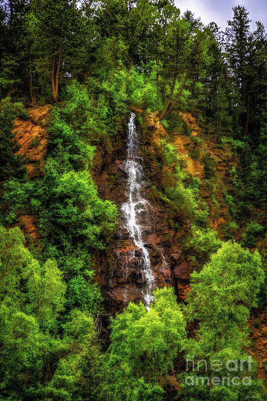 Jon Burch Poster featuring the photograph Idaho Springs Waterfall by Jon Burch Photography