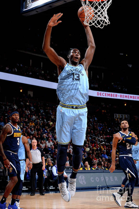 Jaren Jackson Jr Poster featuring the photograph Jaren Jackson by Bart Young