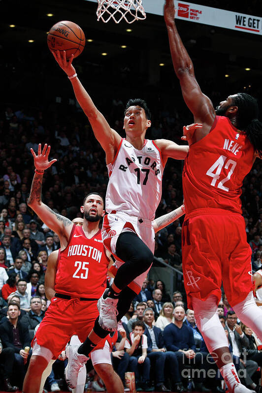 Jeremy Lin Poster featuring the photograph Jeremy Lin by Mark Blinch