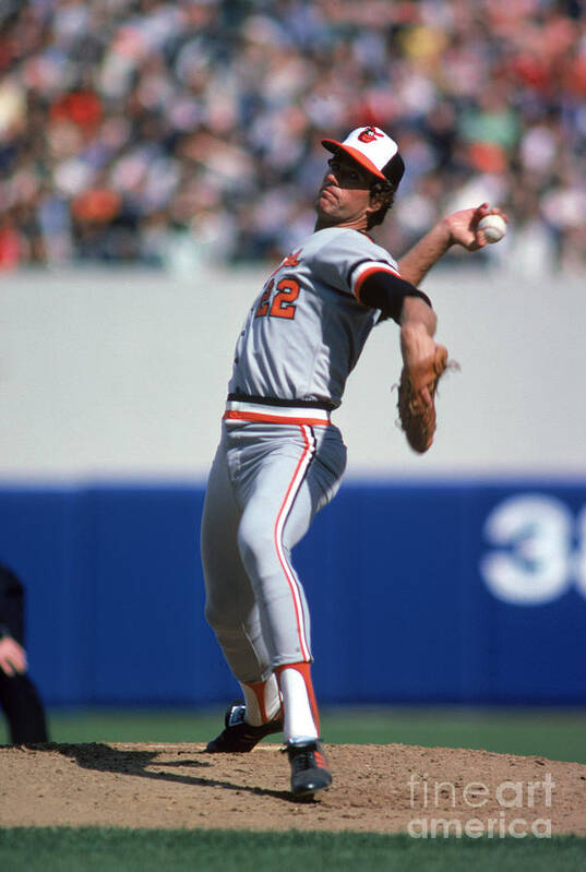 American League Baseball Poster featuring the photograph Jim York by Rich Pilling