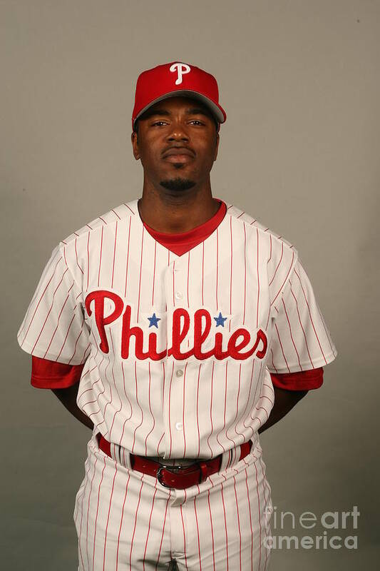 Media Day Poster featuring the photograph Jimmy Rollins by Robbie Rogers