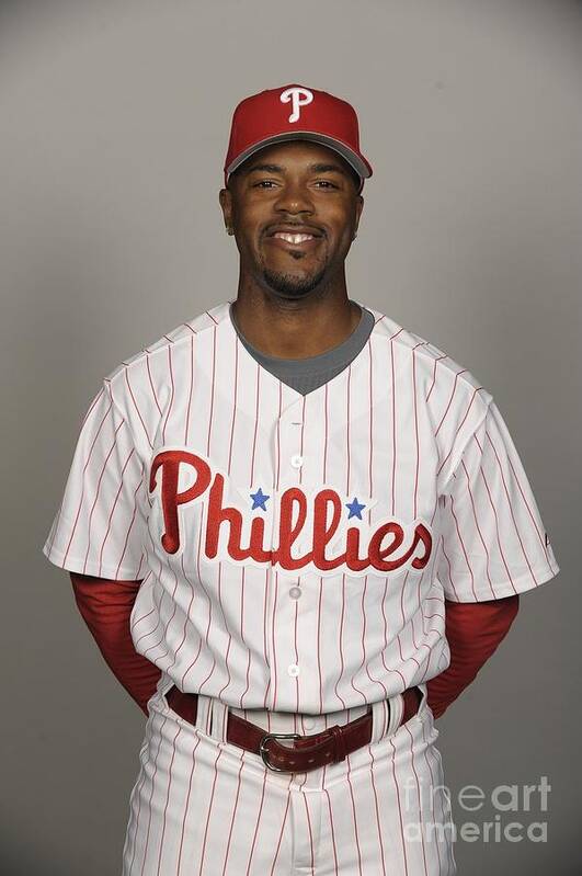 Media Day Poster featuring the photograph Jimmy Rollins by Tony Firriolo