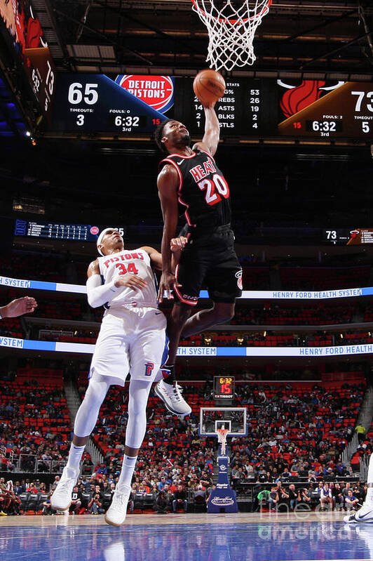 Justice Winslow Poster featuring the photograph Justise Winslow by Brian Sevald