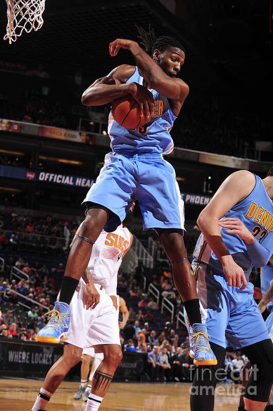 Kenneth Faried Poster featuring the photograph Kenneth Faried by Barry Gossage