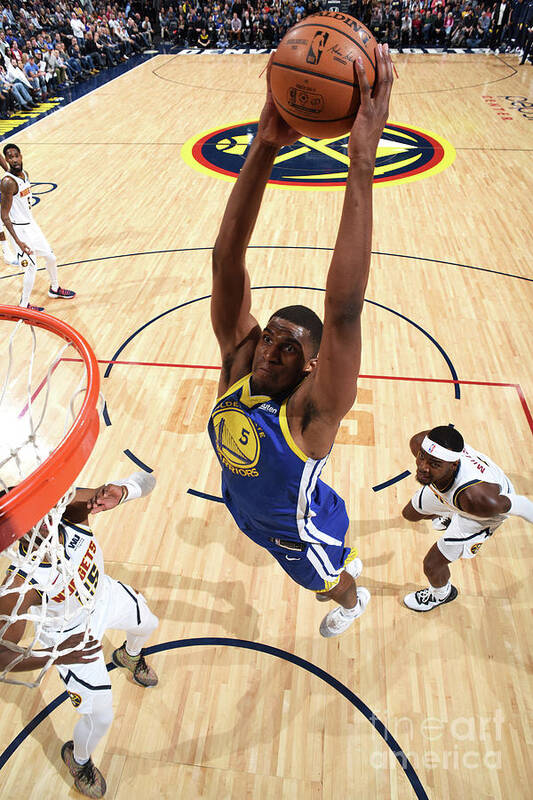 Kevon Looney Poster featuring the photograph Kevon Looney by Garrett Ellwood