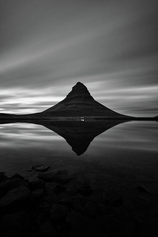 Clouds Poster featuring the photograph Kirkjufell I - Snaefellsnes, Iceland by George Vlachos