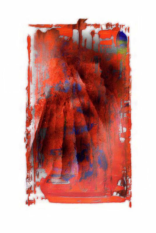 Abstract Colour Poster featuring the mixed media Lava by James Robinson