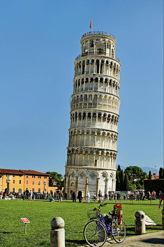 Piazza Del Duomo Poster featuring the photograph Leaning Tower of Pisa by Jill Love