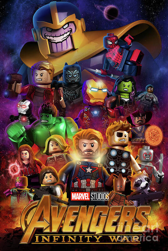 Drawing LEGO Avengers: Infinity War