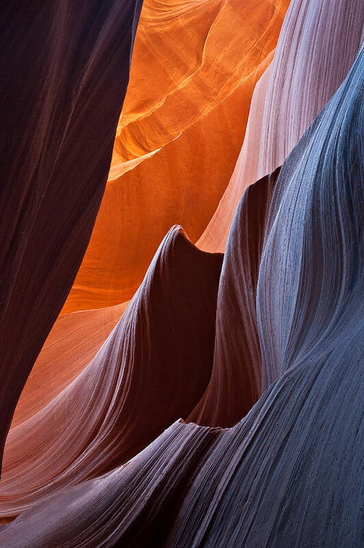 Antelope Canyon Poster featuring the photograph Little Wave by Peter Boehringer