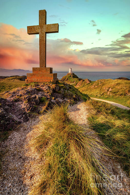 Anglesey Poster featuring the photograph Llanddwyn Island Anglesey by Adrian Evans