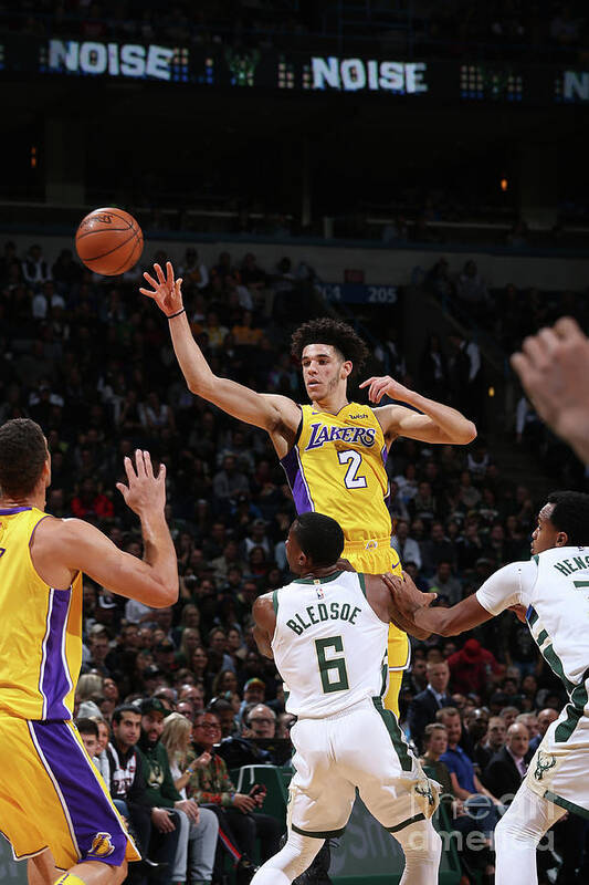 Lonzo Ball Poster featuring the photograph Lonzo Ball by Gary Dineen