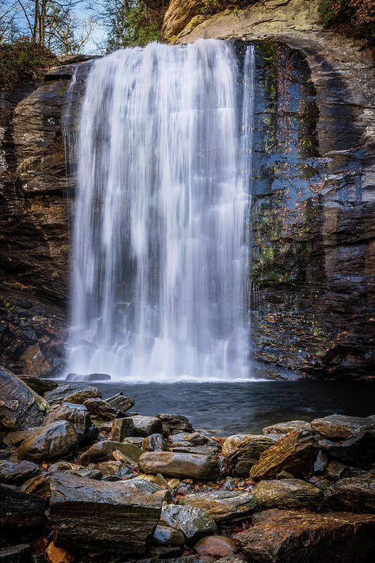 2022 Poster featuring the photograph Looking Glass Falls by Charles Hite